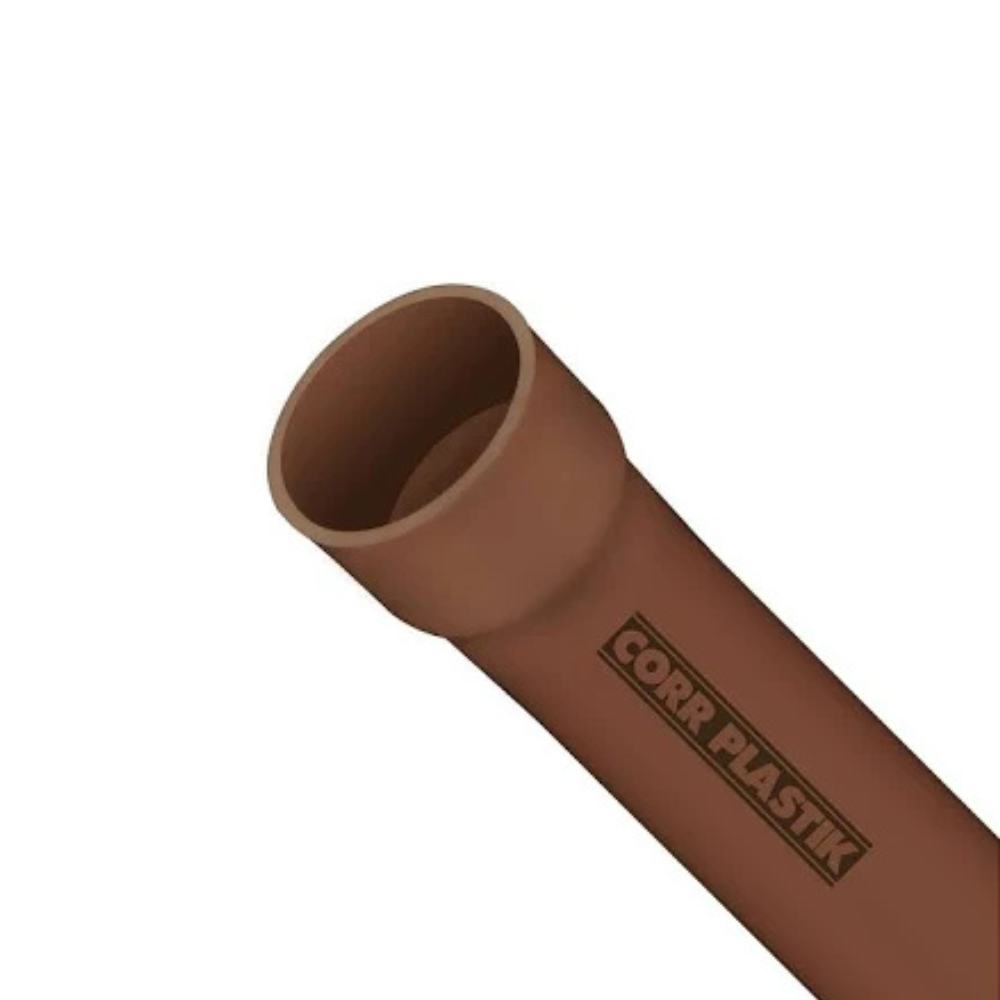 TUBO ESG PB 250MM V/6M CORR PLASTIK