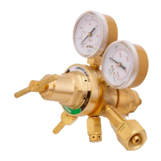 W. Martins Regulador de Pressão para Oxigênio RD-22 Duplo Estágio