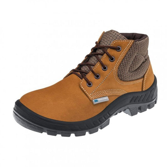Bota de Segurança Camurça Bico de Pástico Castor N37 Ca13808 Marluvas