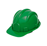 Capacete Aba Frontal Verde Com Carneira Deltaplus