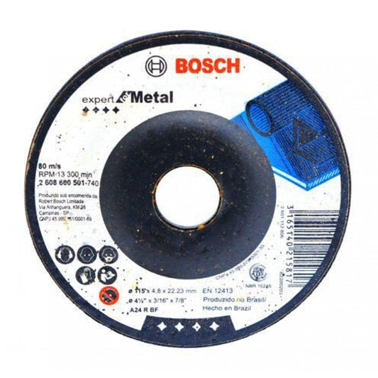 Disco Desbastador 04.1/2"X3/16" G-024 Ret Metal Bosch