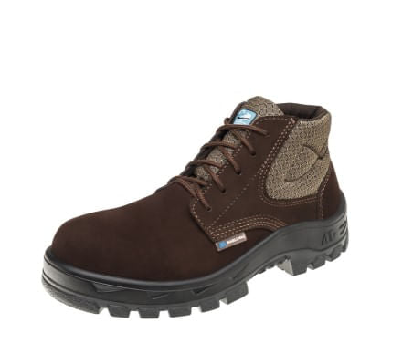 Bota Camurça Bico Composity N 42 Café Marluvas
