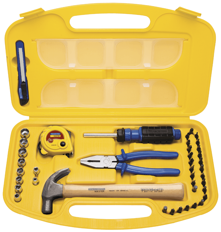 Kit de Ferramentas 41 Pecas Com Maleta Tramontina