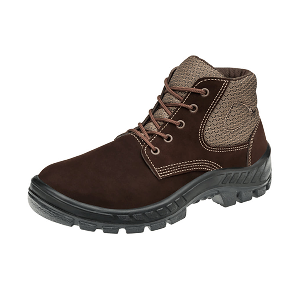Bota Camurça Bico Plastico Café Ca45611 Nº44 MARLUVAS
