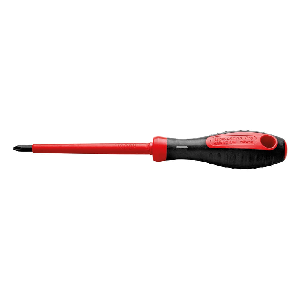 Chave de Fenda Isolada Ponta Cruzada 6x150mm (1/4x6) Tramontina