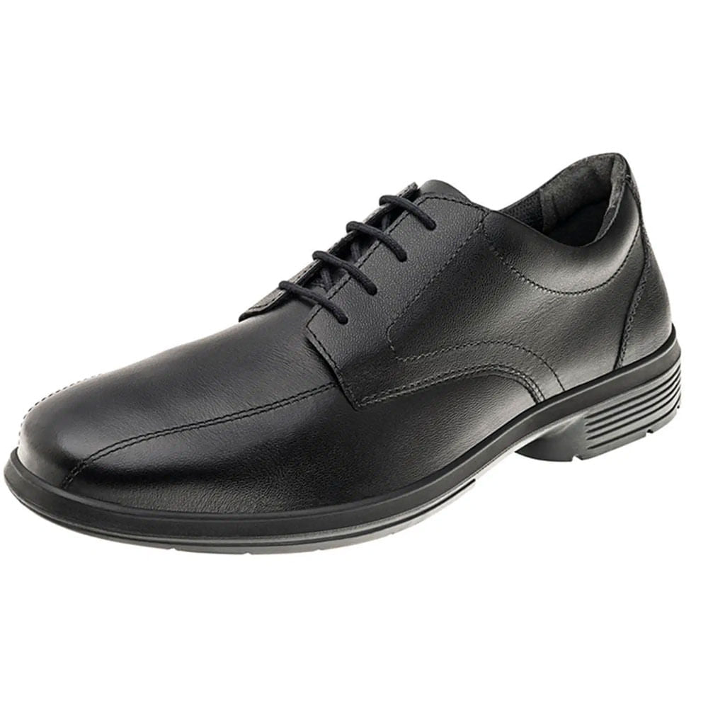 Sapato Social com Cadarço Preto N39 C.A.33698 MARLUVAS