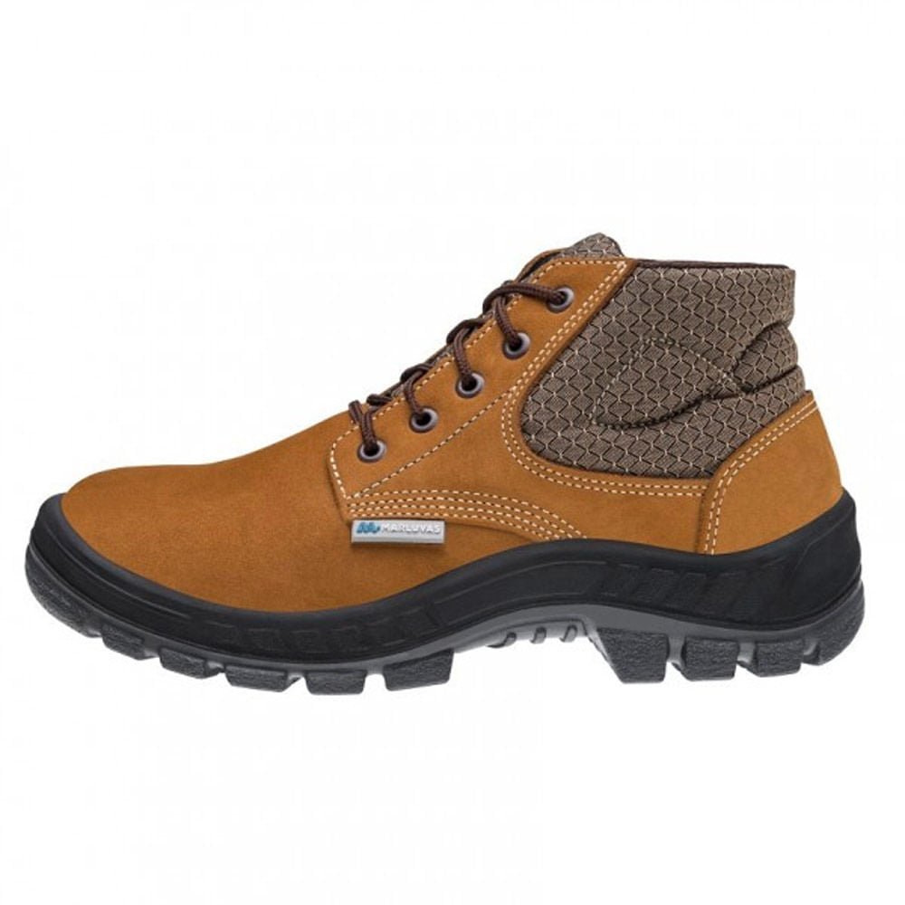 Bota de Segurança Camurça Bico de Plástico N39 Ca13808 Marluvas