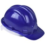 Capacete Aba Frontal Azul Com Carneira Plastcor