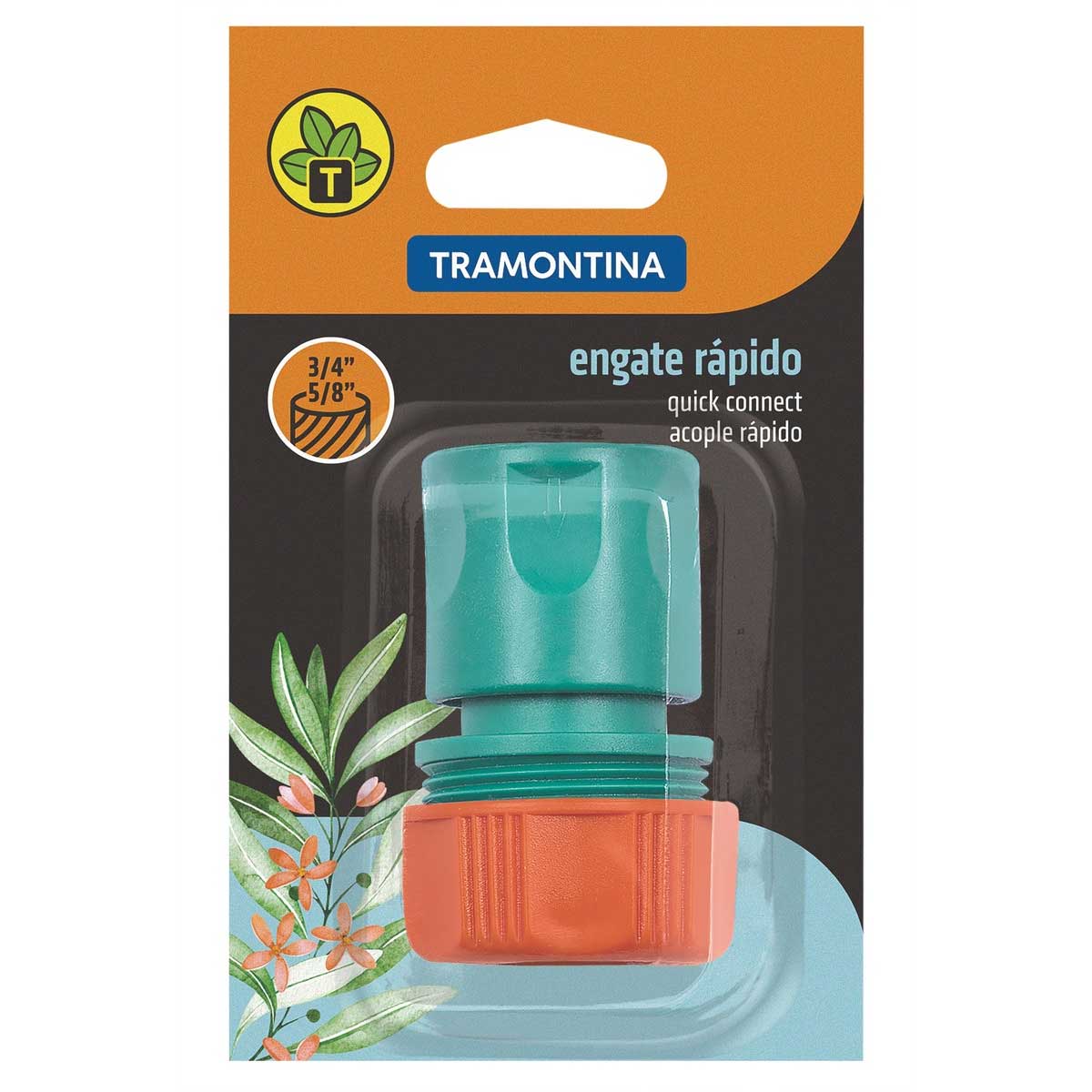 Engate Rapido 032-5/8x3/4 Com Aquastop Tramontina