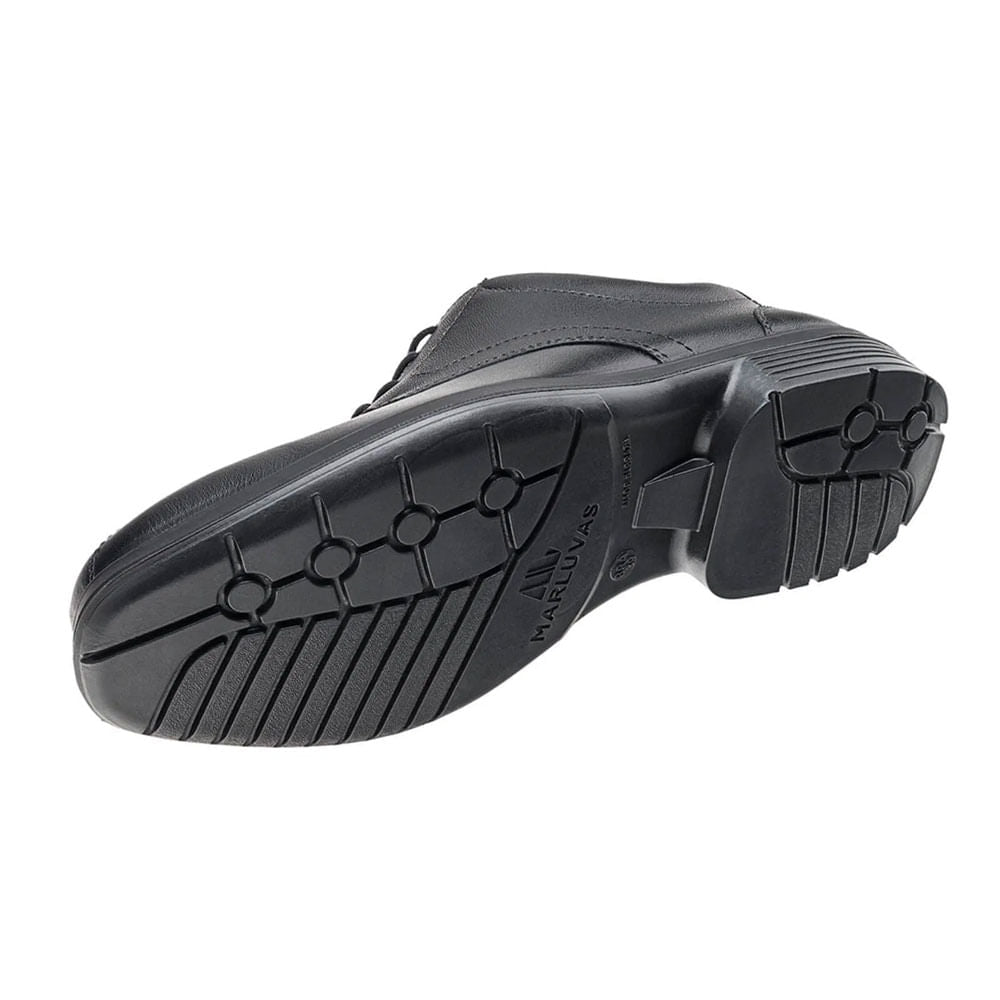 Sapato Social com Cadarço Preto N42 C.A.33698 MARLUVAS