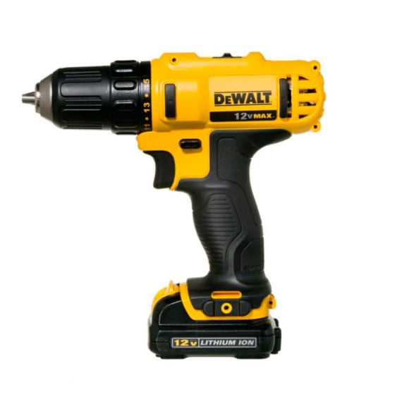 Furadeira+Parafusadeira Bateria 12v+2Bat+Carreg Dewalt
