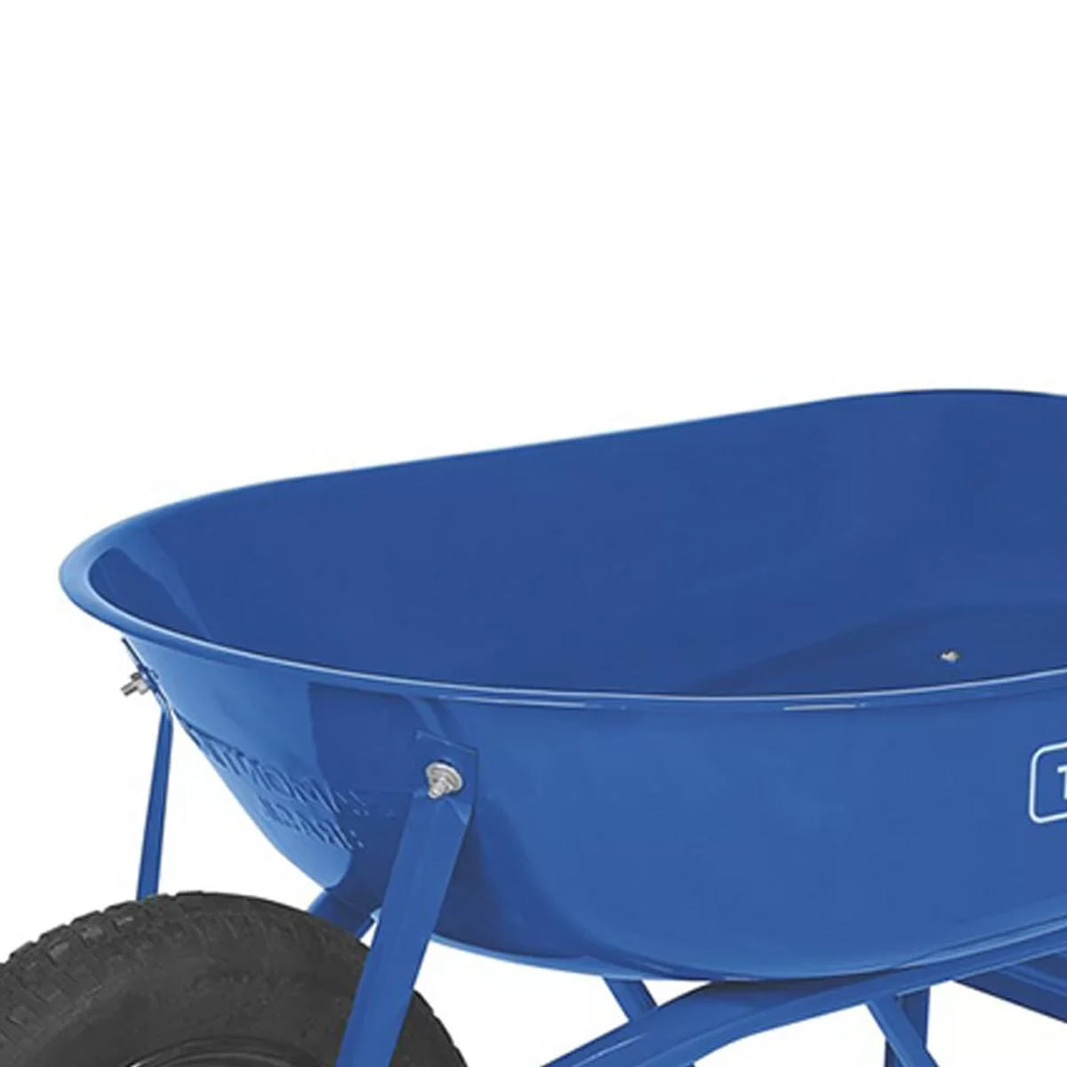Carro de Mão Caçamba Rasa Completo 50L Azul Tramontina