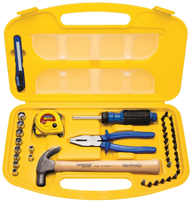 Kit de Ferramentas 41 Pecas Com Maleta Tramontina