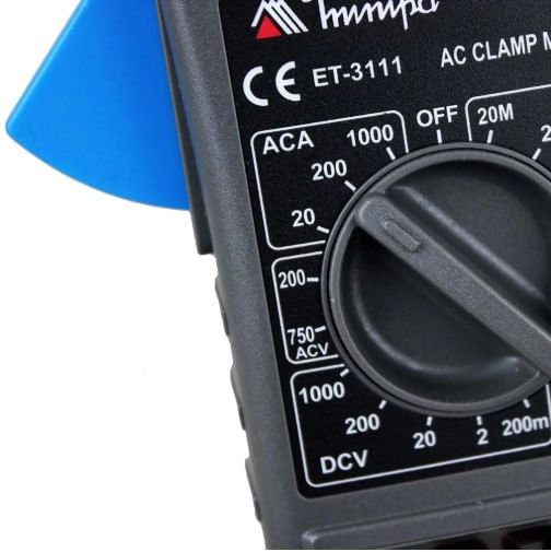 Alicate Amperimetro Digital Cat-Iii Minipa Et-3111