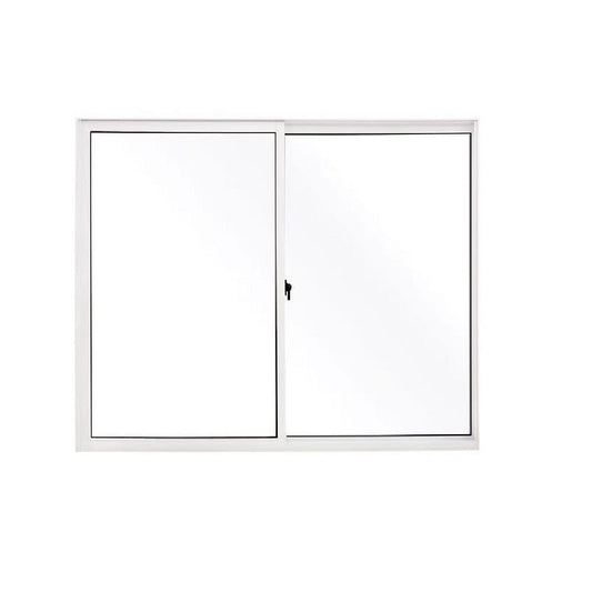 Janela de Alumínio Branco 2 Folhas Vidro Liso 80x100cm (LxA) Quality