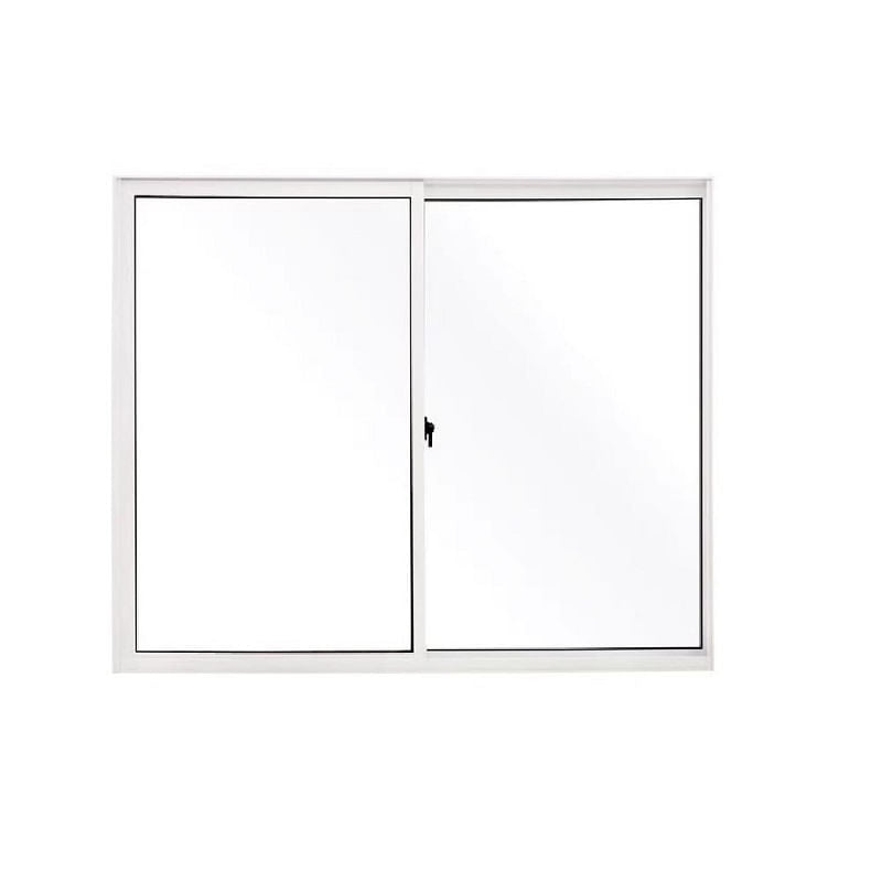 Janela de Alumínio Branco 2 Folhas Vidro Liso 80x100cm (LxA) Quality