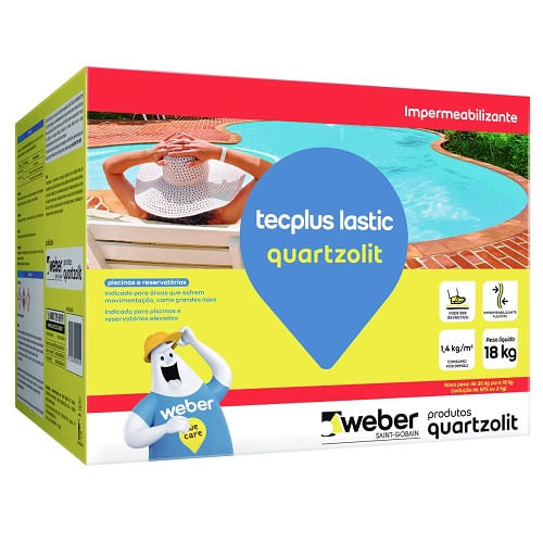 Impermeabilizante Quartzolit  18KG Tecplus Lastic