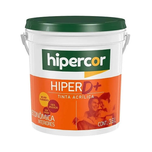 Tinta Latex Acrílico Hiper D+ Flamingo 3,6L Hipercor
