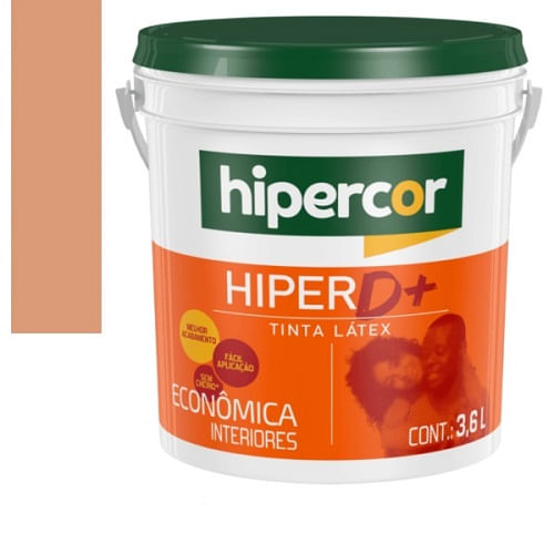 Tinta Latex Acrílico Hiper D+ Flamingo 3,6L Hipercor