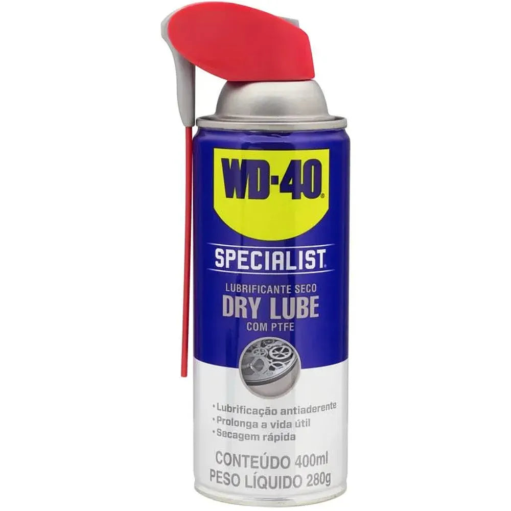Lubrificante Seco Spray 400ML Dry Ptfe WD40 THERON